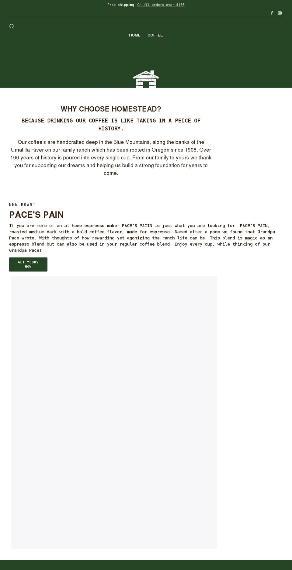 homesteadhandcrafted.com shopify website screenshot