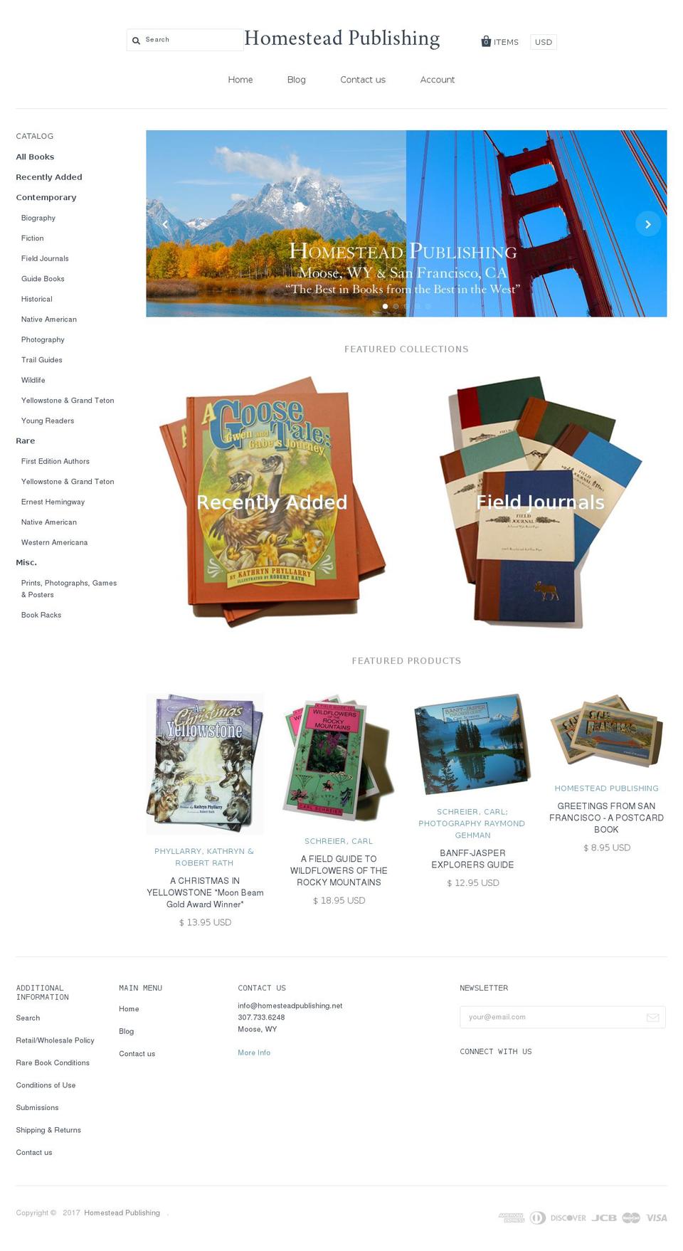 homesteadpublishing.net shopify website screenshot