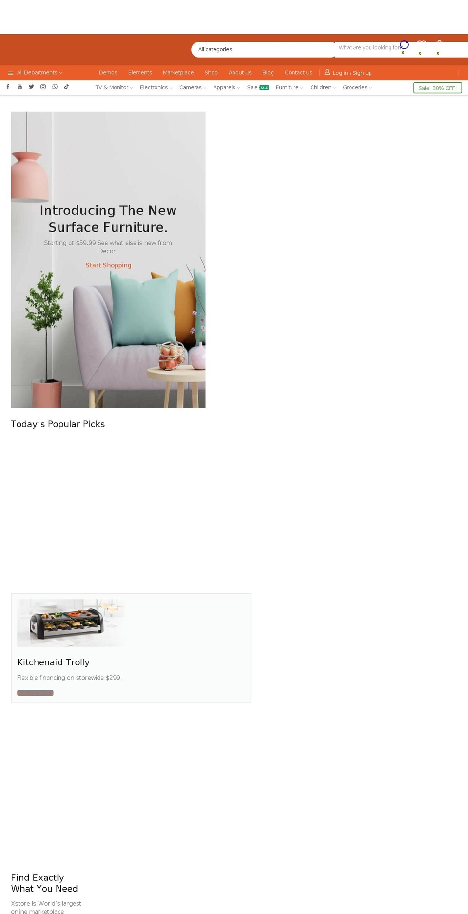 homestorez.com shopify website screenshot