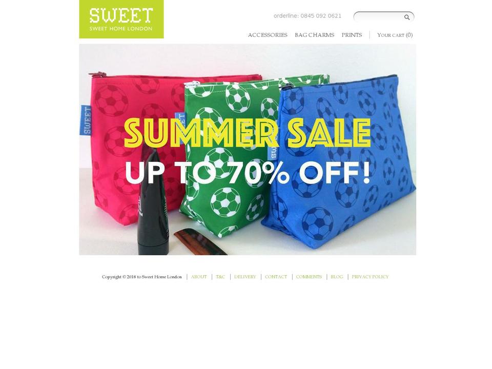 homesweetlondon.com — Shopify storefront screenshot