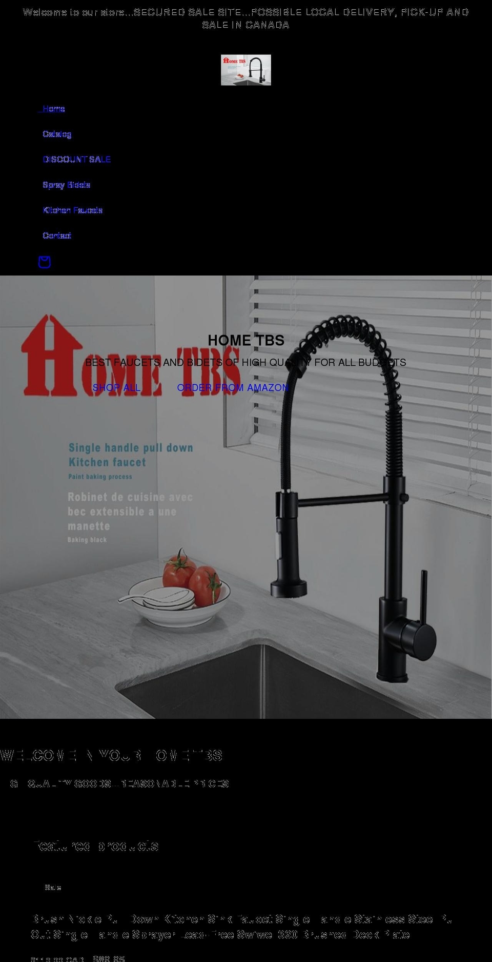 hometbs.com shopify website screenshot