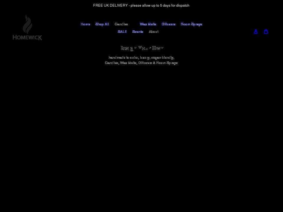 homewick.co.uk shopify website screenshot