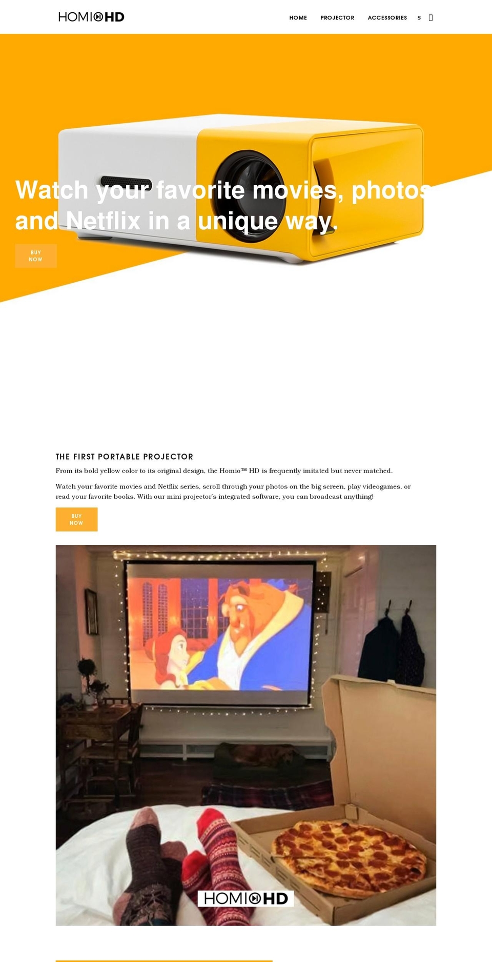 homiohd.com shopify website screenshot