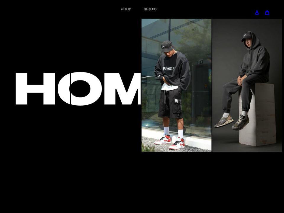 homme-plus.myshopify.com shopify website screenshot