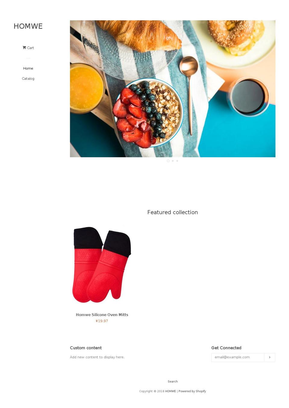 homwestore.com — Shopify storefront screenshot