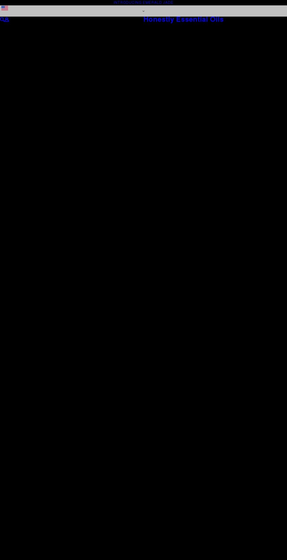 honestlyessential.com shopify website screenshot