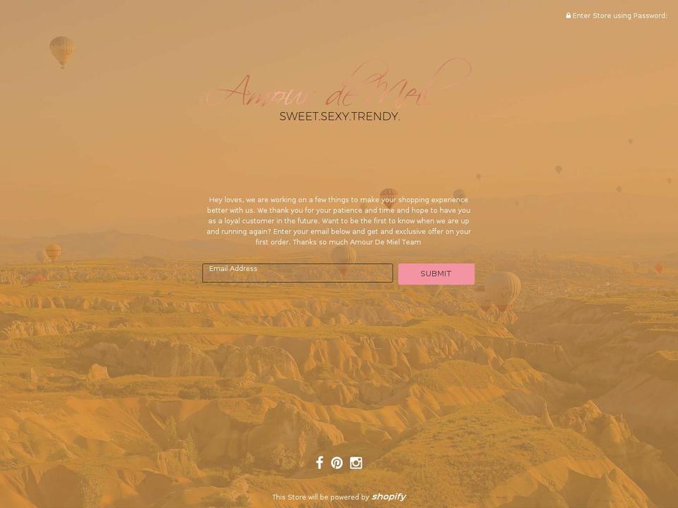 honeyallure.com — Shopify storefront screenshot