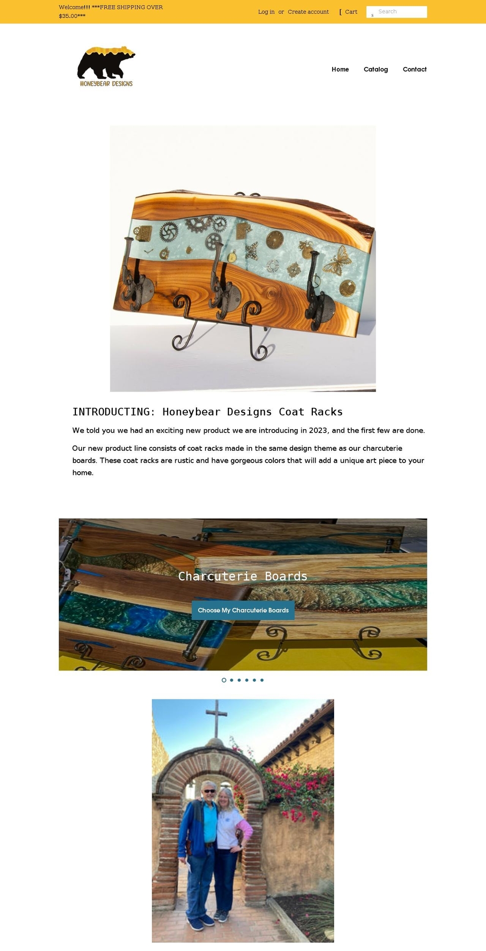 honeybeardesigns.com shopify website screenshot