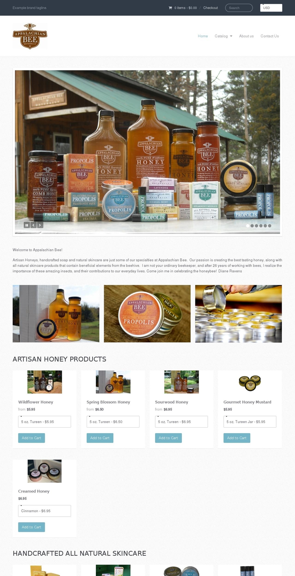 honeybeesrock.com shopify website screenshot
