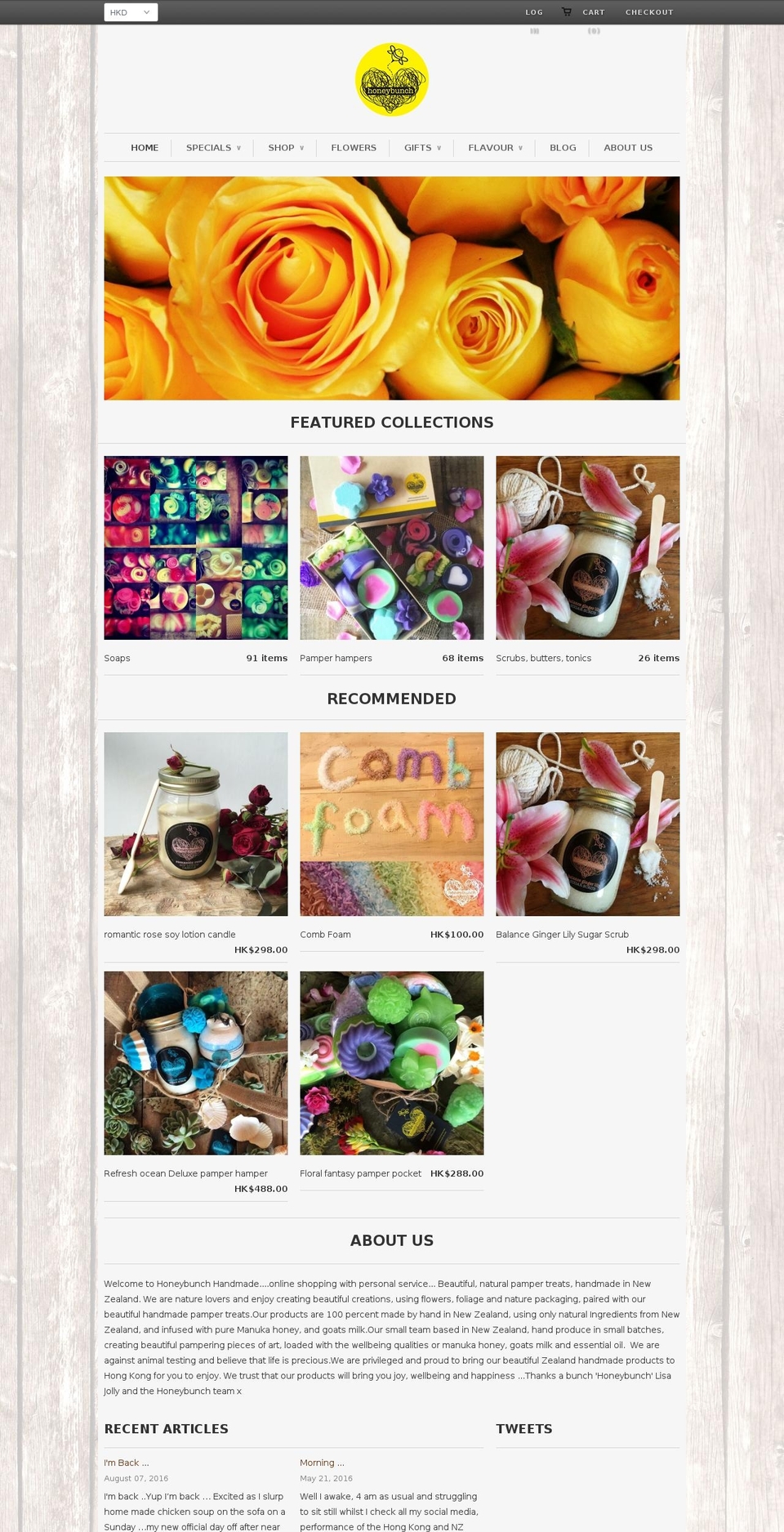 HoneyBunch HK v1.2 Shopify theme site example honeybunch-hk.net