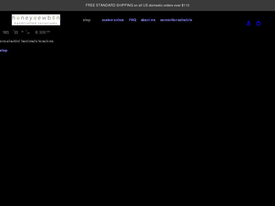 honeydewbun.com shopify website screenshot