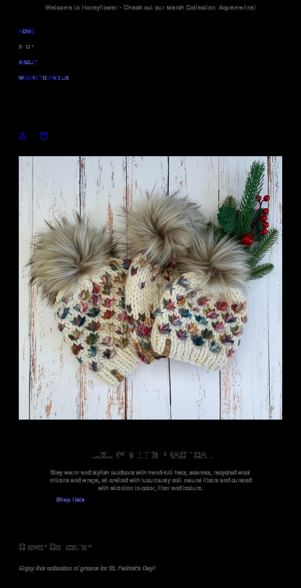 honeyflowerdesigns.com shopify website screenshot