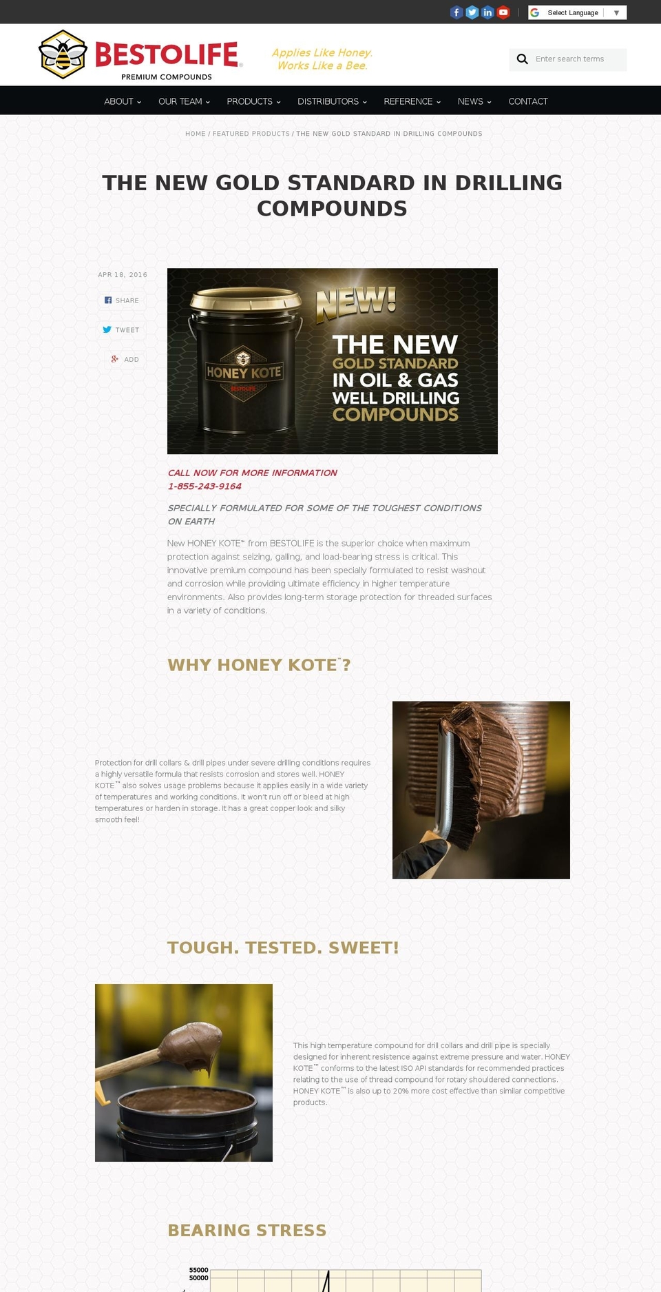 BESTOLIFE™ Shopify theme site example honeykote.com