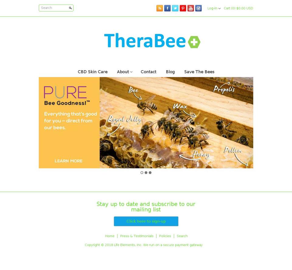 clean-theme Shopify theme site example honeypurveyor.com