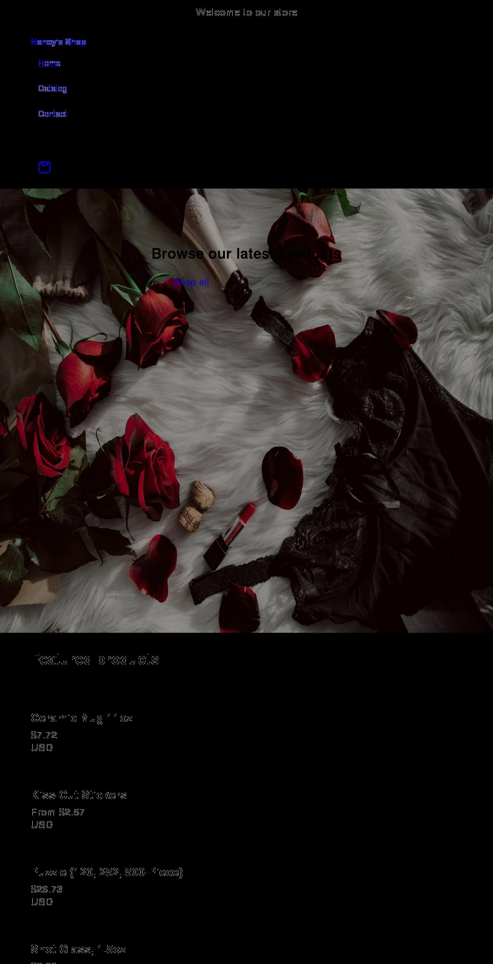 honeysextalk.com shopify website screenshot