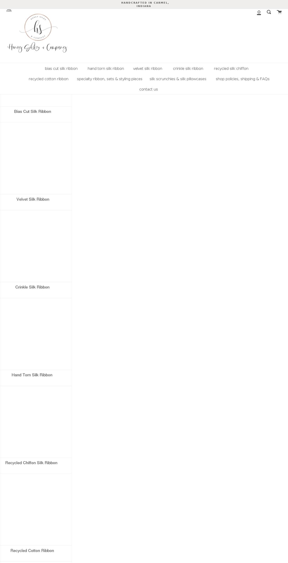 honeysilks-co.myshopify.com — Shopify storefront screenshot
