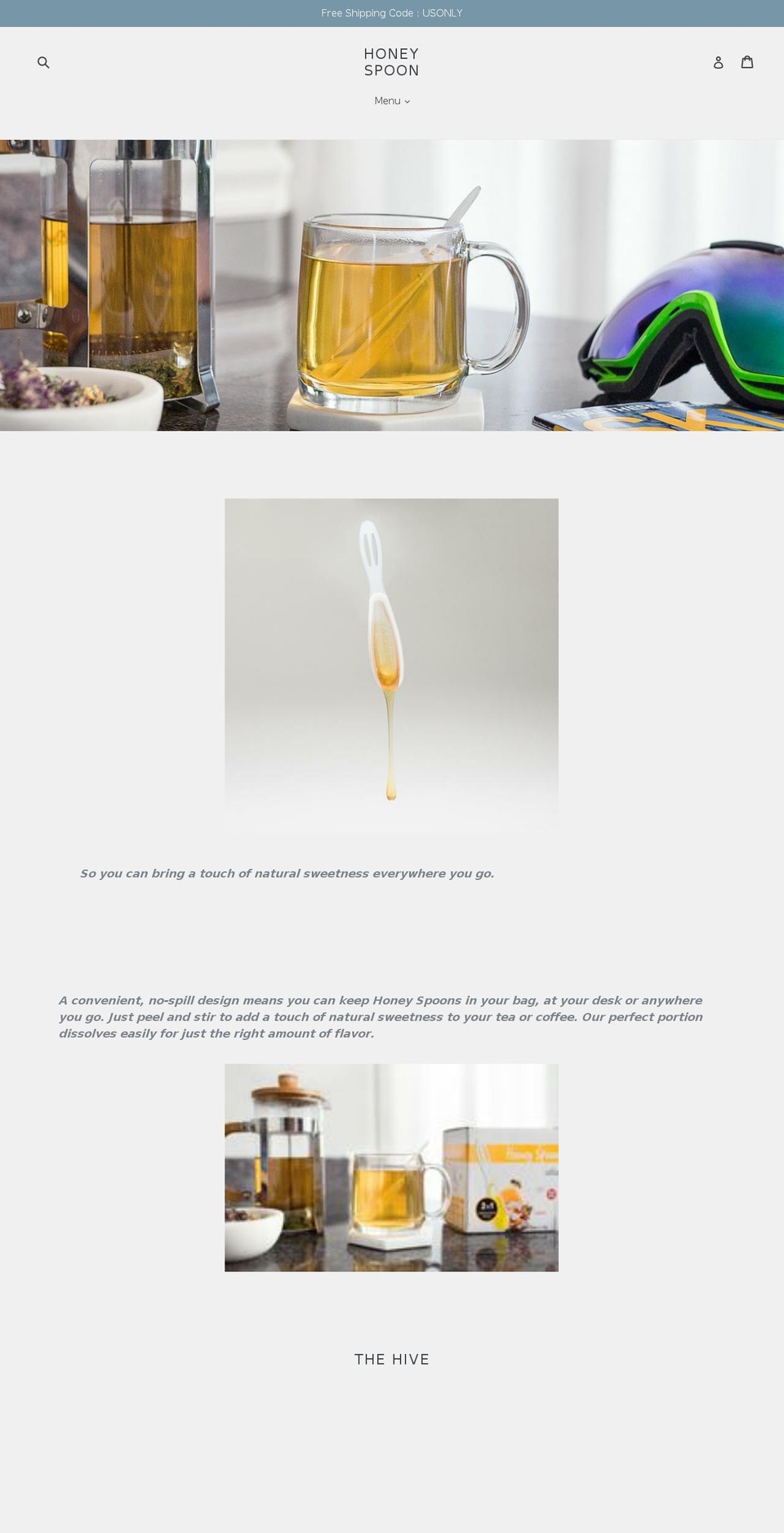 honeyspoonusa.com — Shopify storefront screenshot