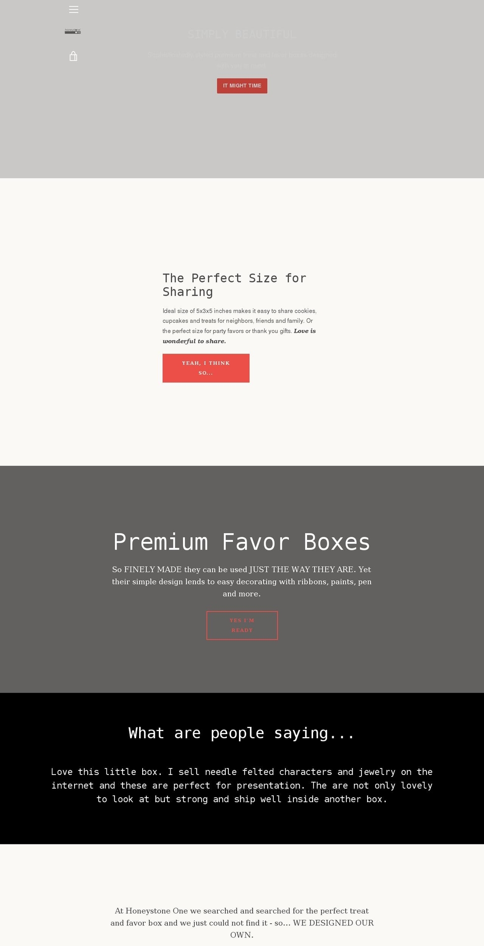 honeystoneone.com shopify website screenshot