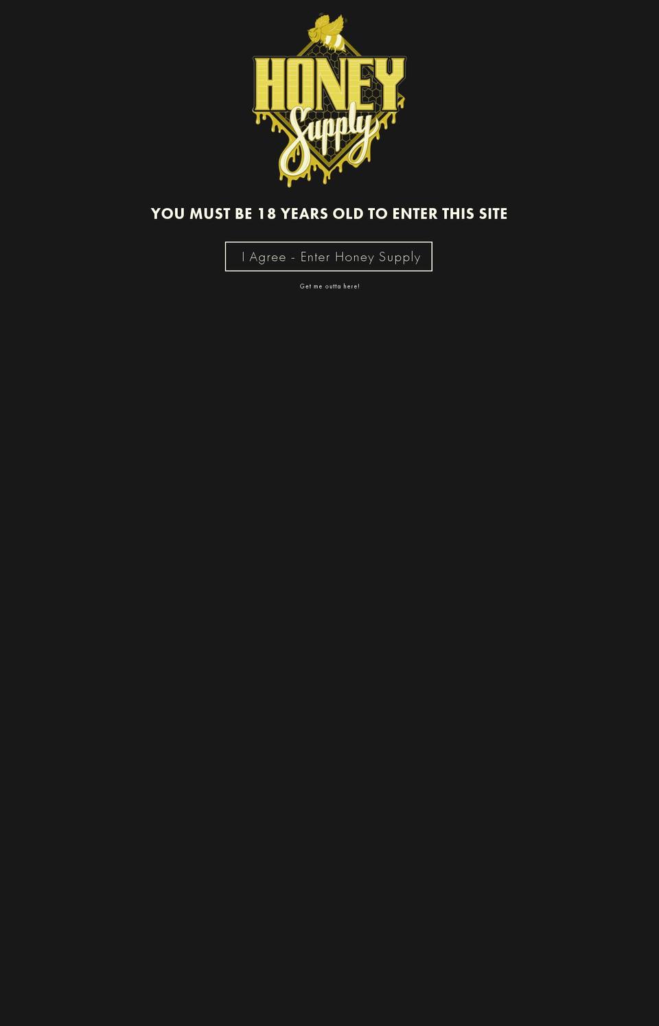 honeysupplyco.com — Shopify storefront screenshot