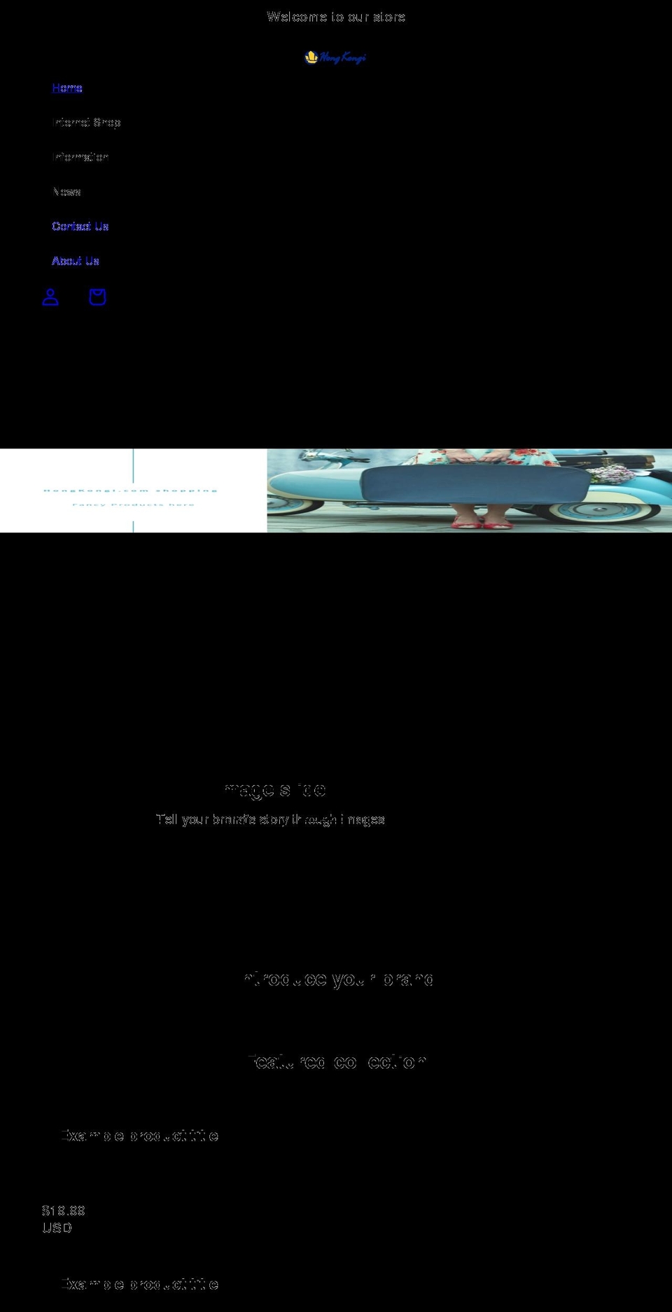 hongkongi.com shopify website screenshot