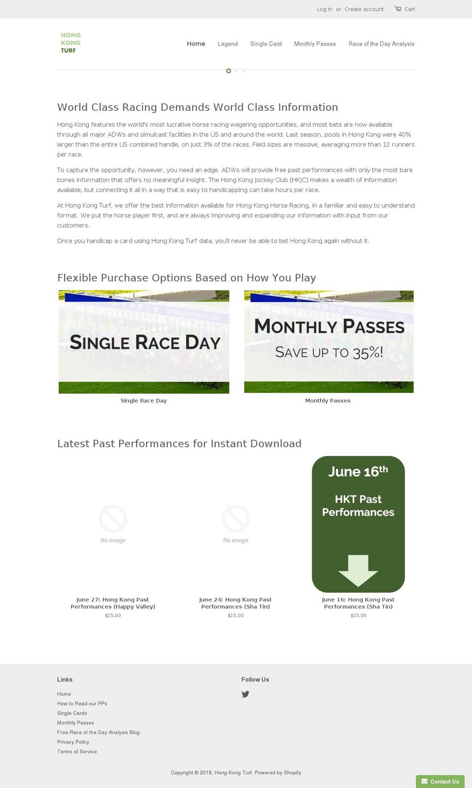 hongkongturf.com — Shopify storefront screenshot
