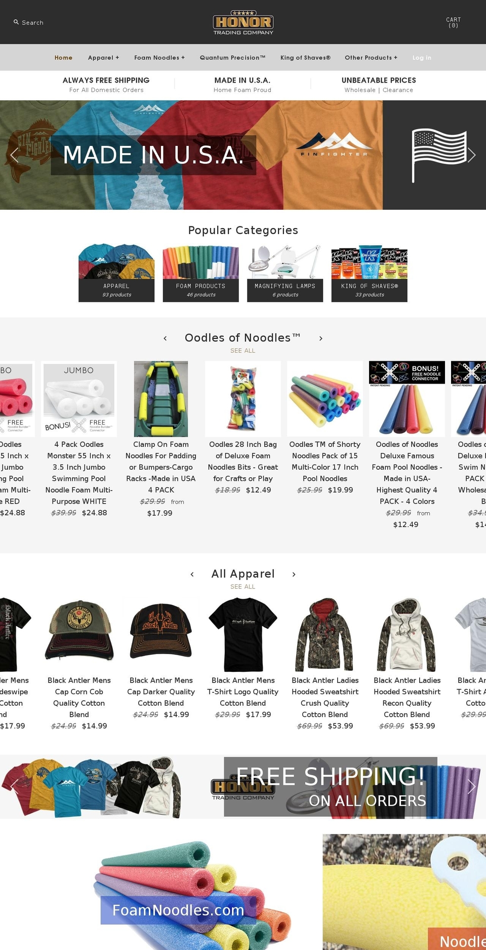 honortraders.com shopify website screenshot