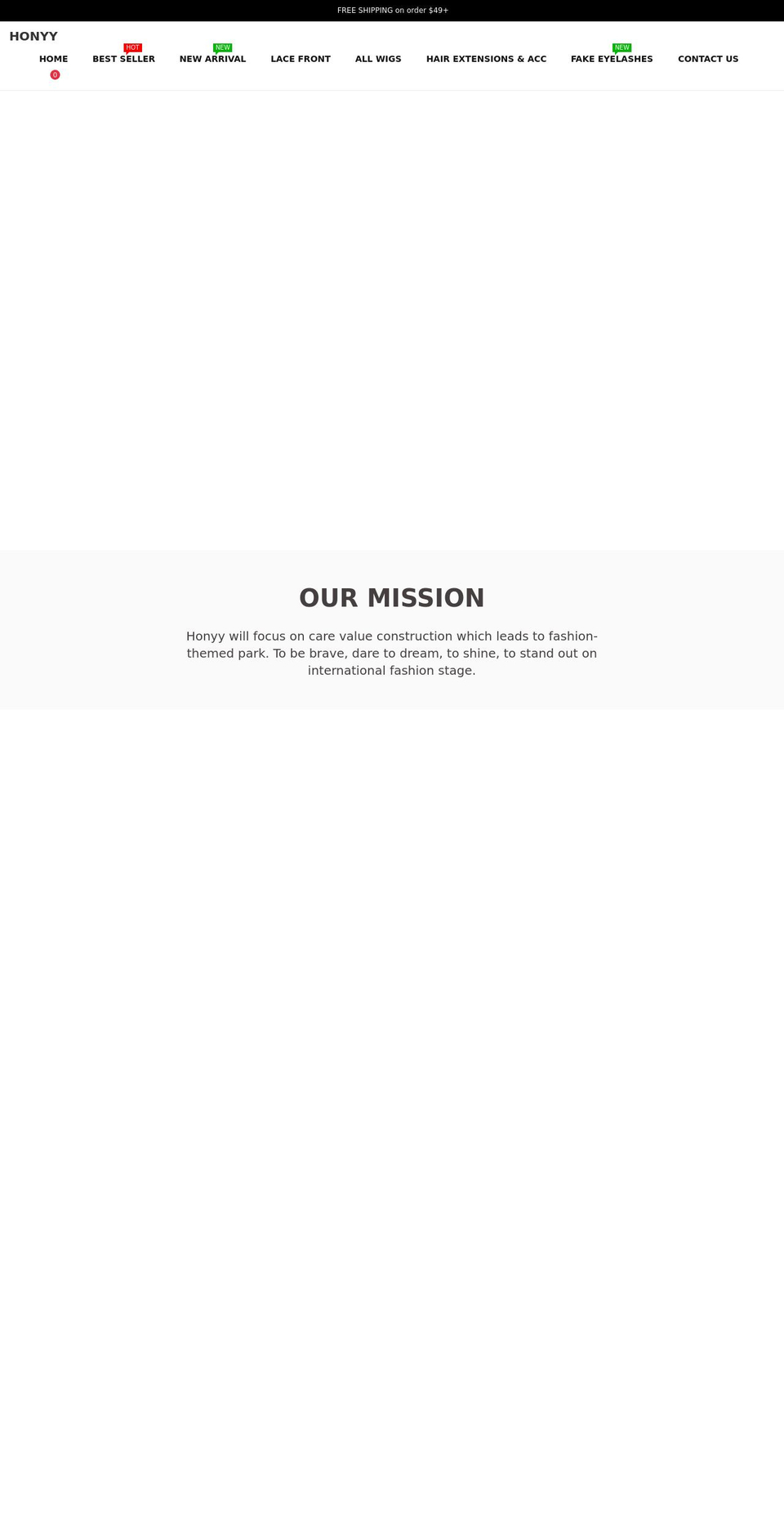 honyy.com shopify website screenshot