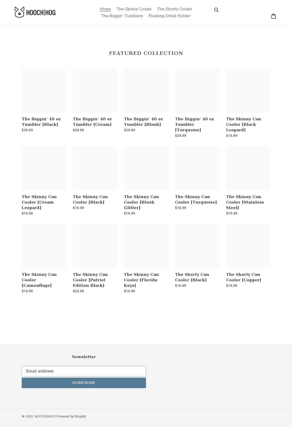 hoochhog.com shopify website screenshot