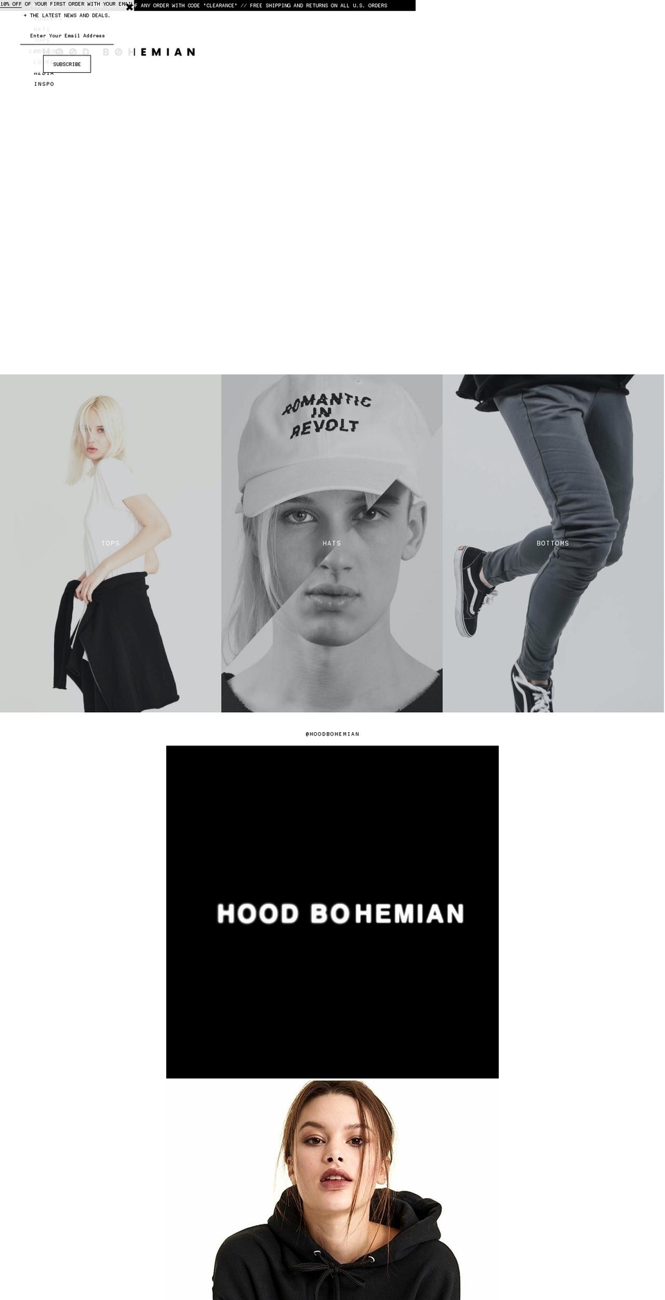 hoodbo.com — Shopify storefront screenshot