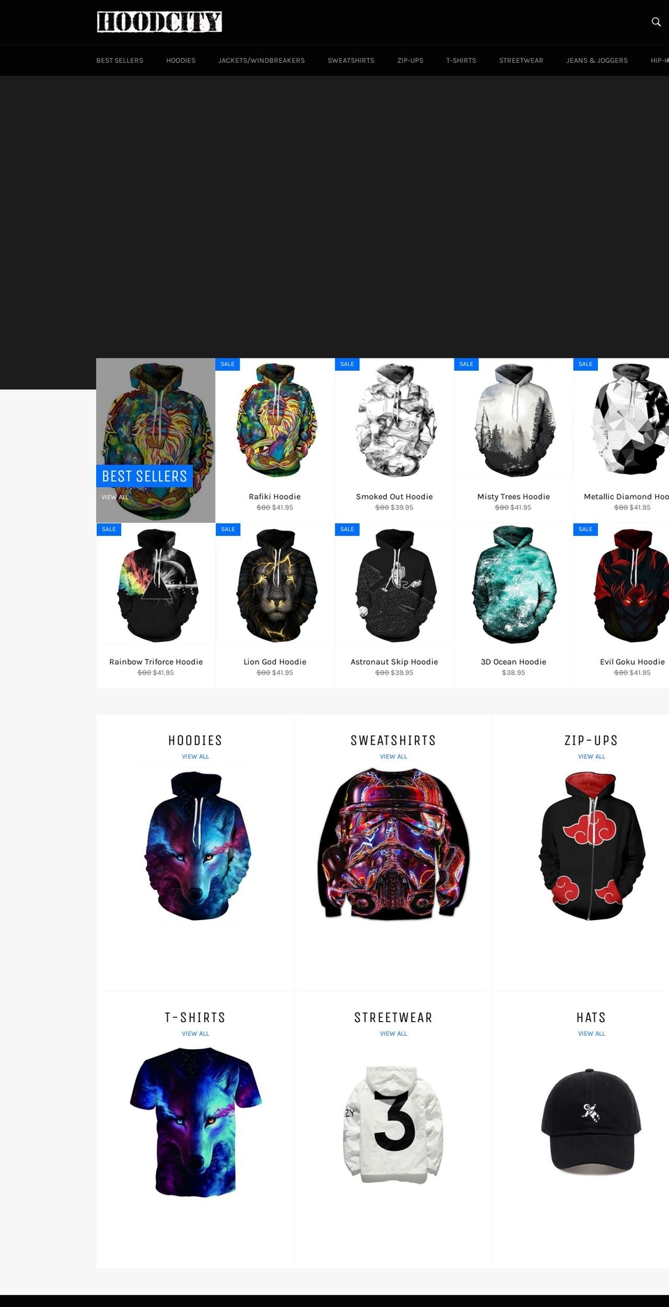 hoodcity.co shopify website screenshot