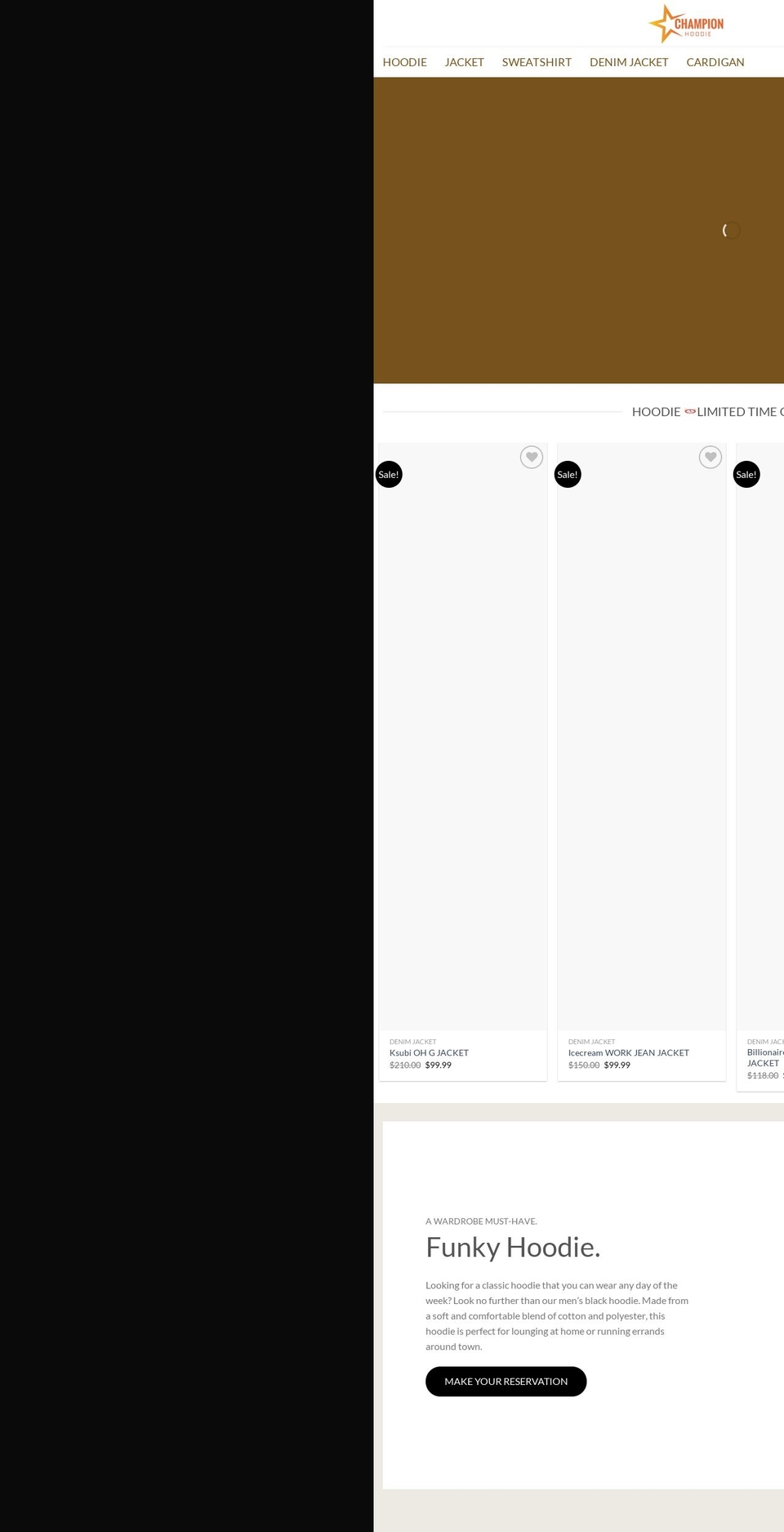 hoodiebros.com — Shopify storefront screenshot