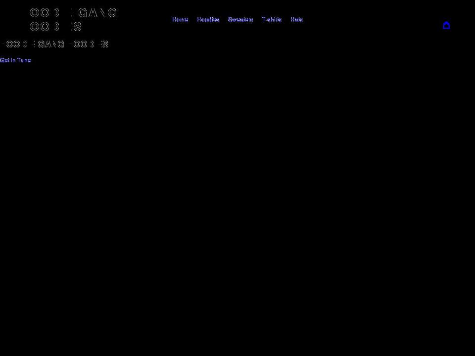 hoodieganghoodies.com shopify website screenshot