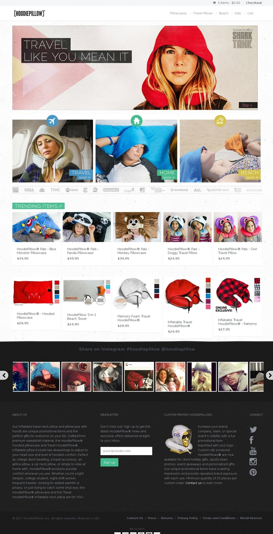 Copy of Providence Shopify theme site example hoodiepillowonline.net