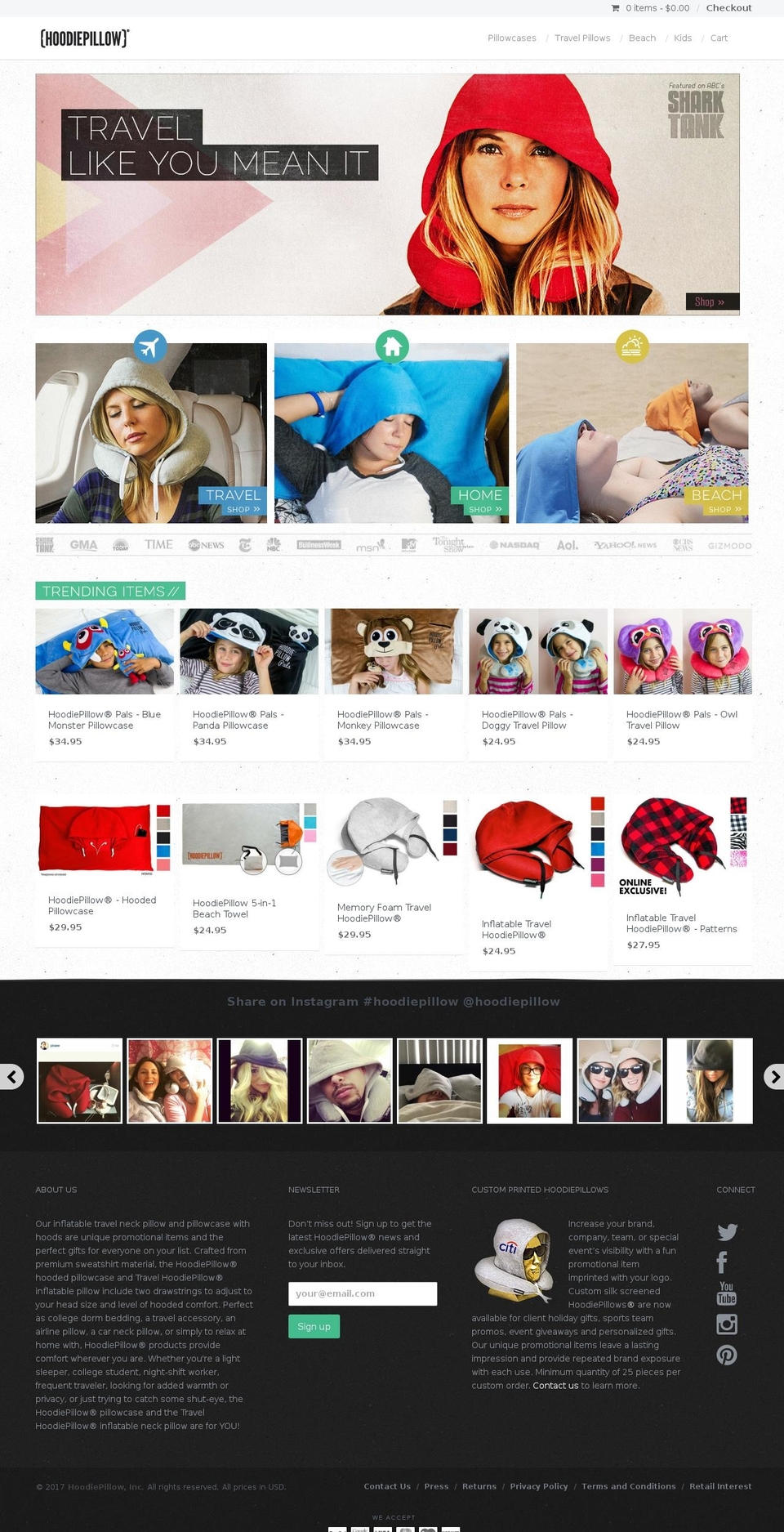 Copy of Providence Shopify theme site example hoodiepillowstore.net