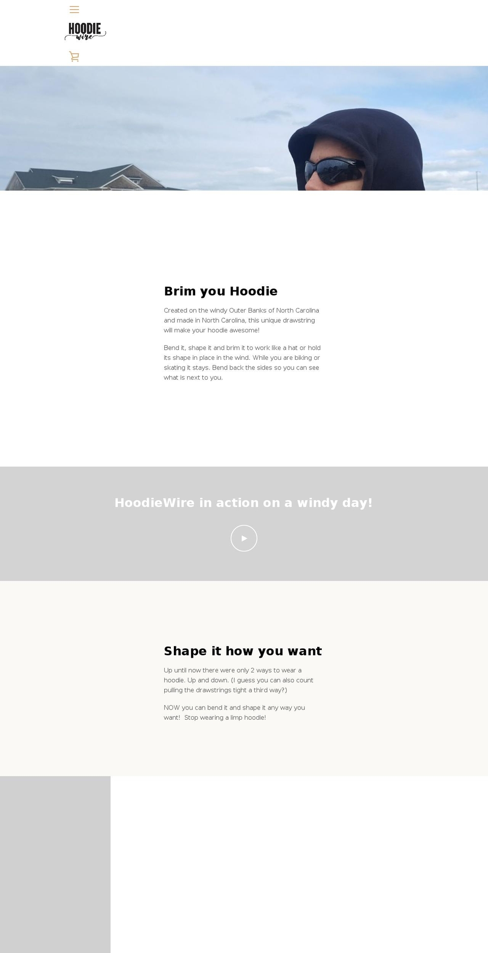 hoodiewire.com — Shopify storefront screenshot