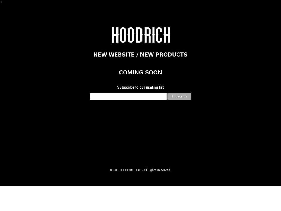 hoodrichuk.com shopify website screenshot