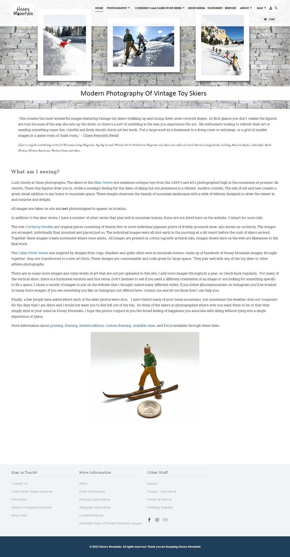 hooeymountain.com shopify website screenshot
