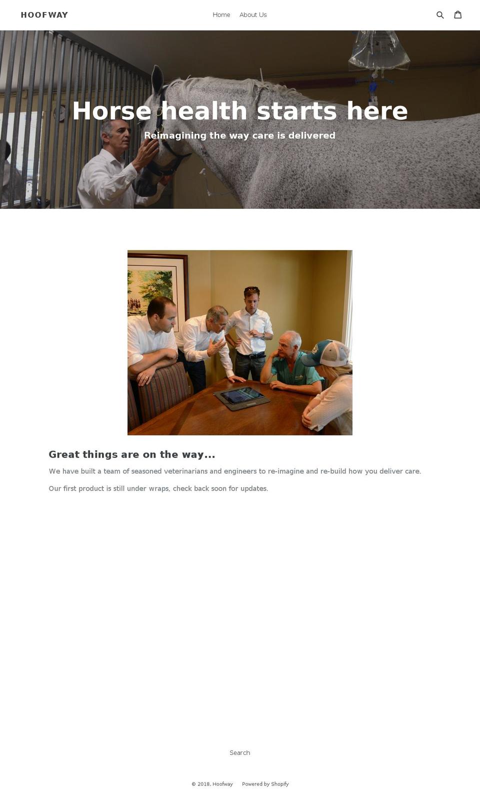 hoofway.com — Shopify storefront screenshot