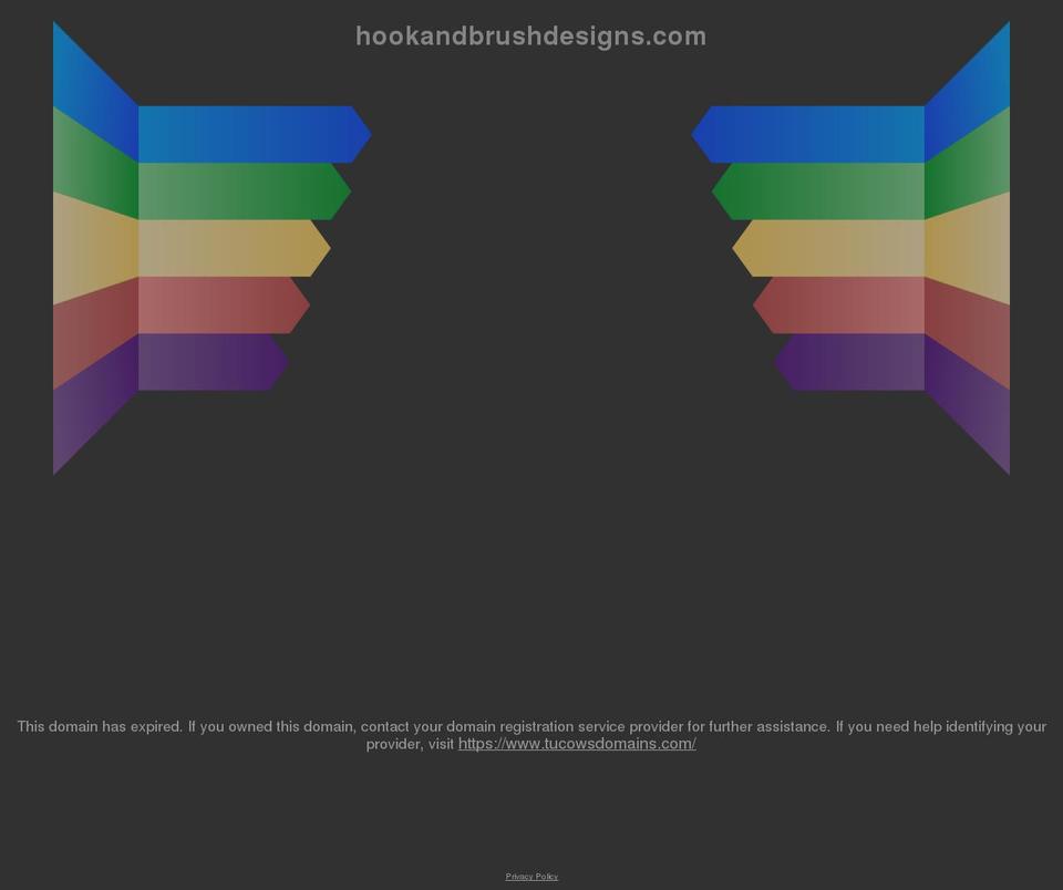 hookandbrushdesigns.com shopify website screenshot