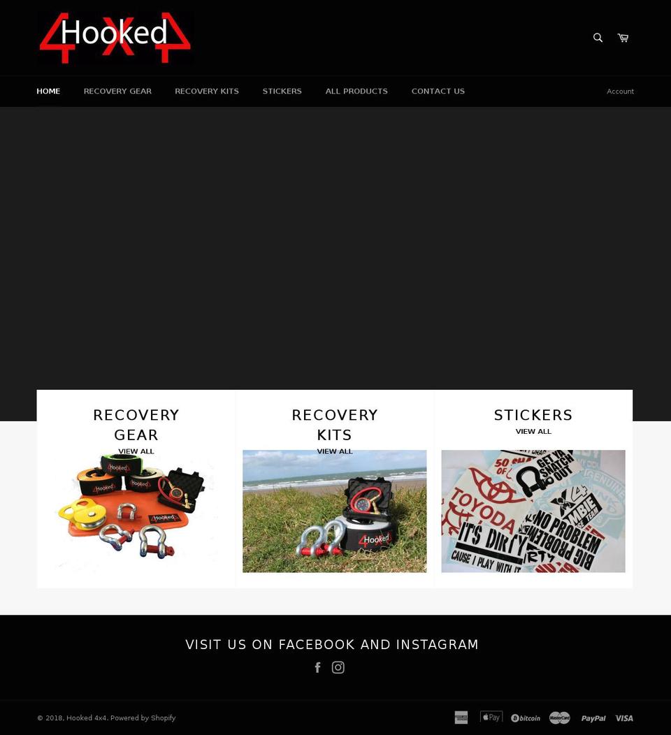hooked4x4.com — Shopify storefront screenshot