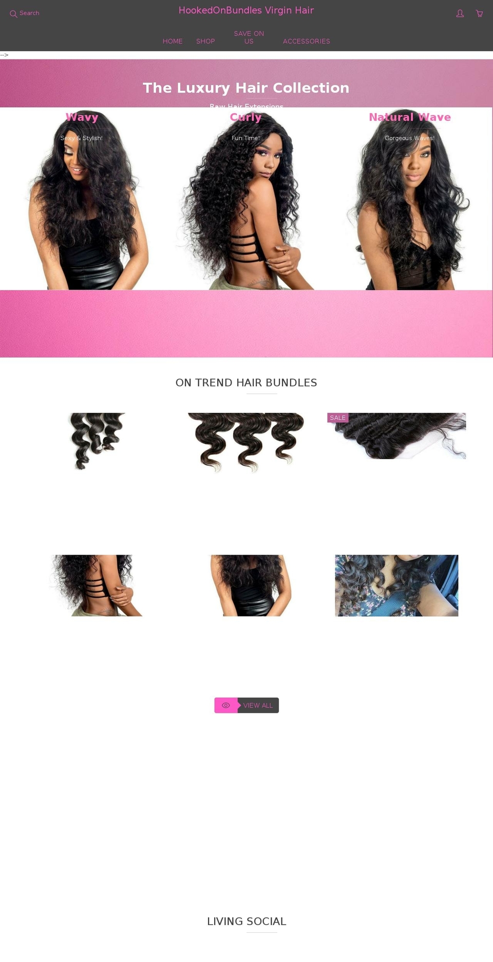 hookedonbundles.net shopify website screenshot