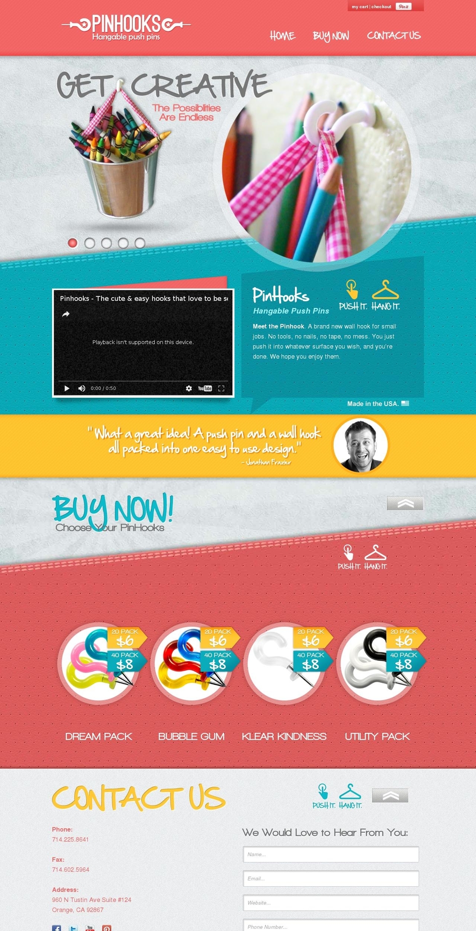 hookpin.com shopify website screenshot