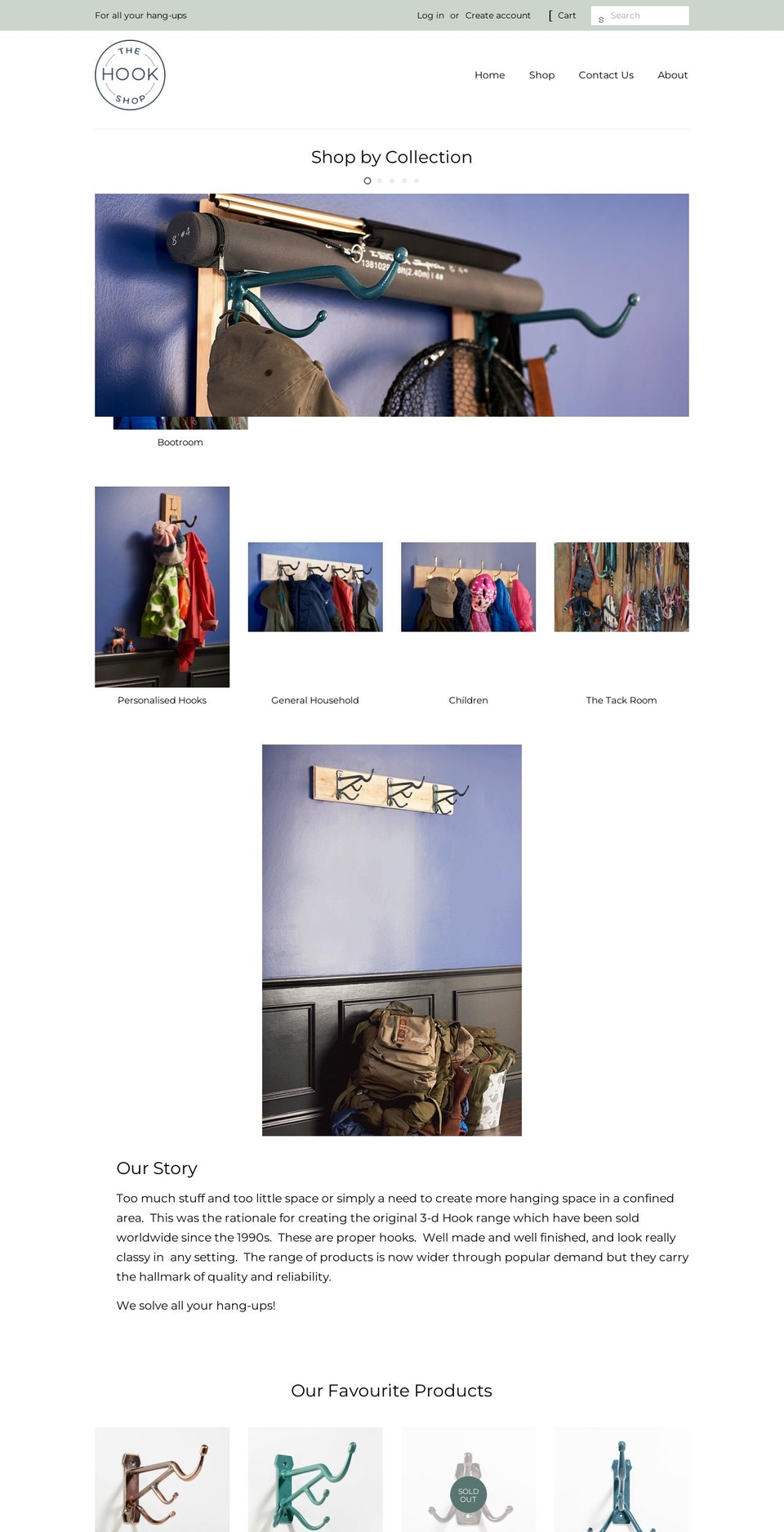 hookshop.co.uk shopify website screenshot