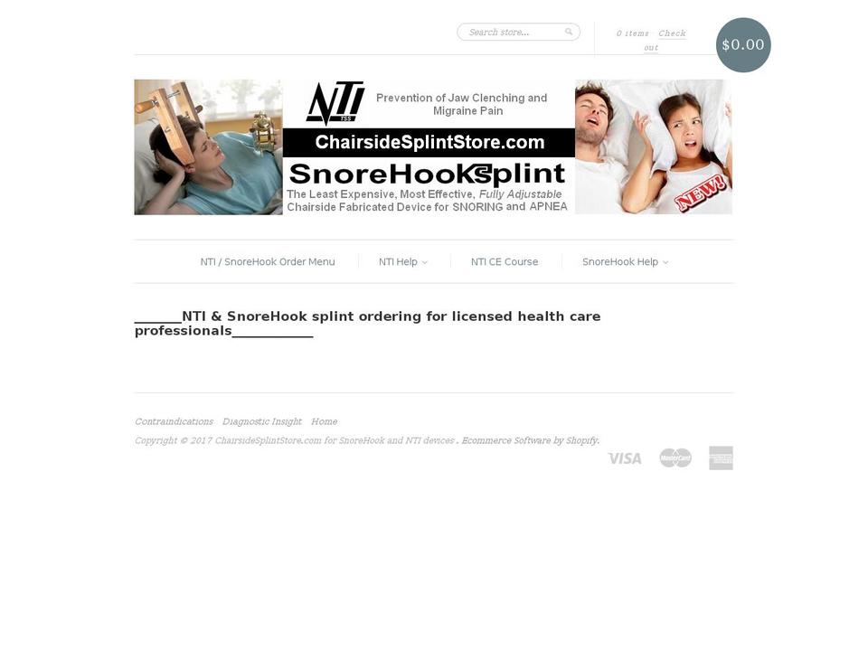 hooksplint.com shopify website screenshot