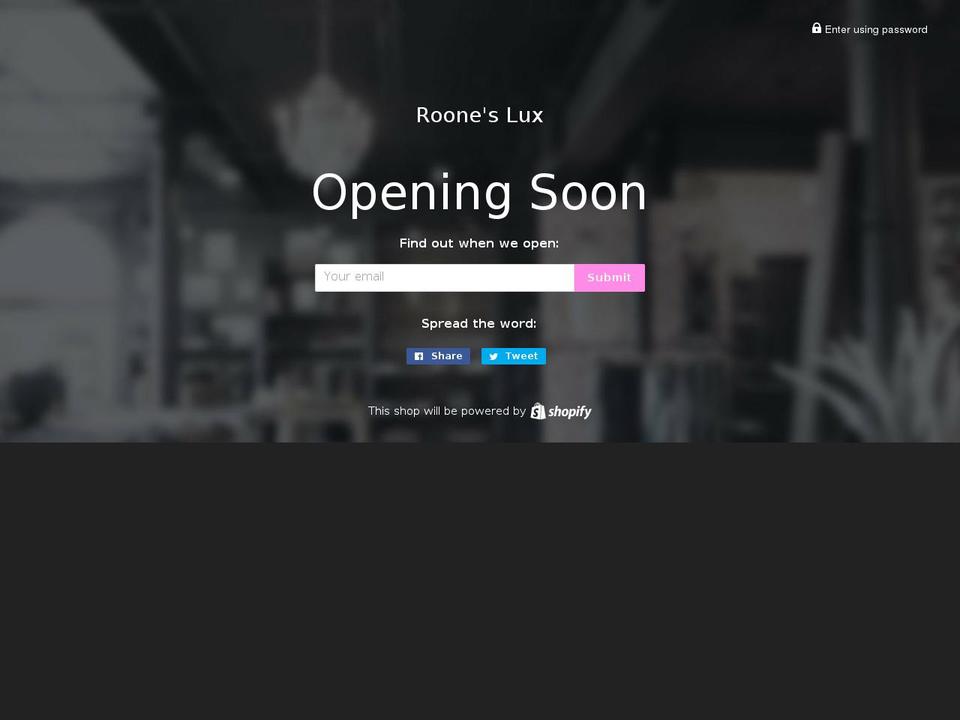 hooneyroos.com — Shopify storefront screenshot