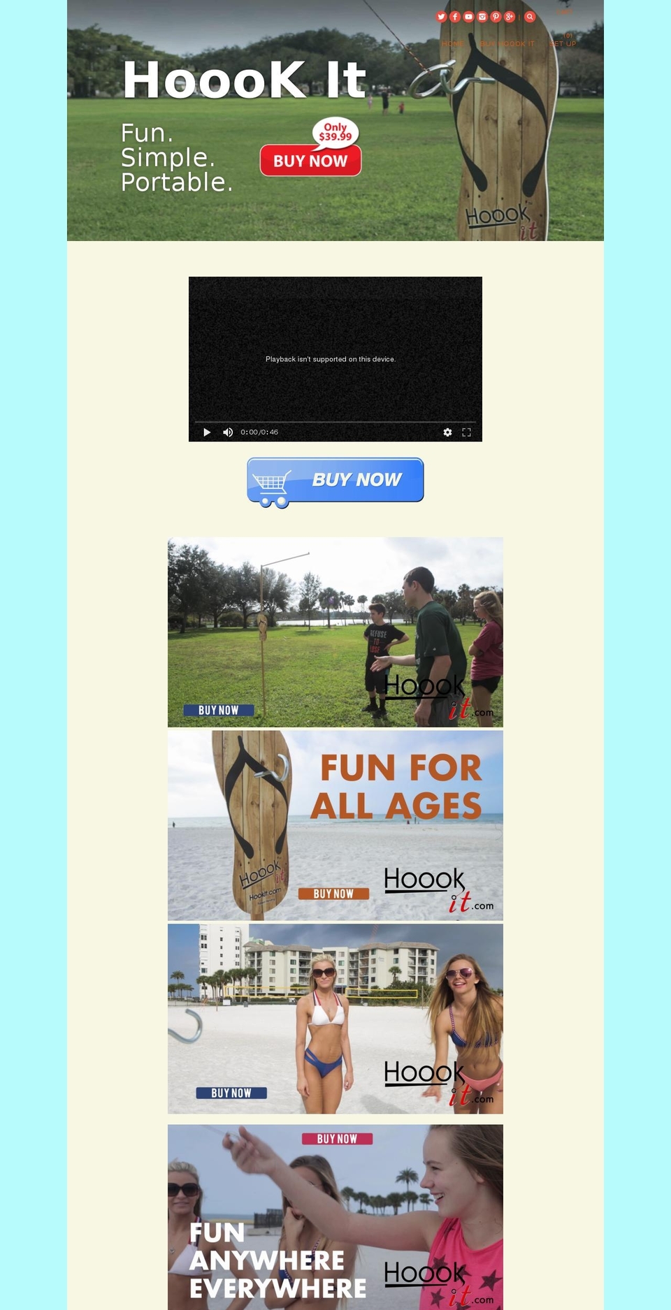 hoookit.com shopify website screenshot