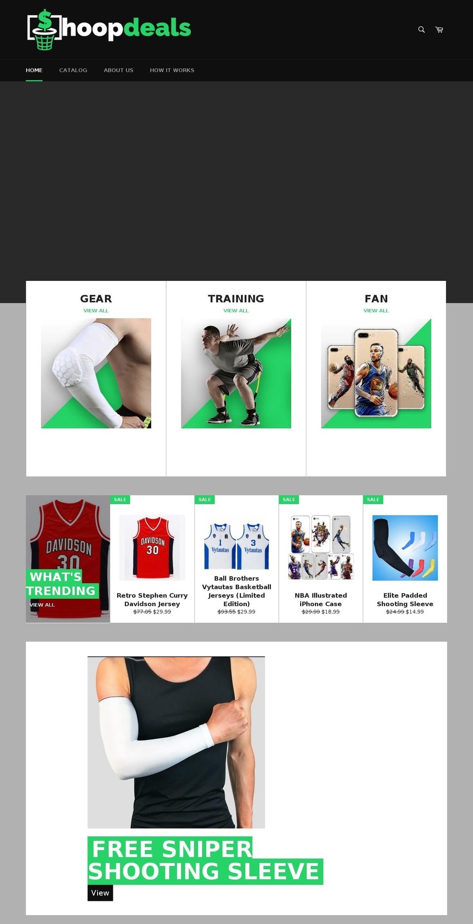 hoopdeals.com — Shopify storefront screenshot