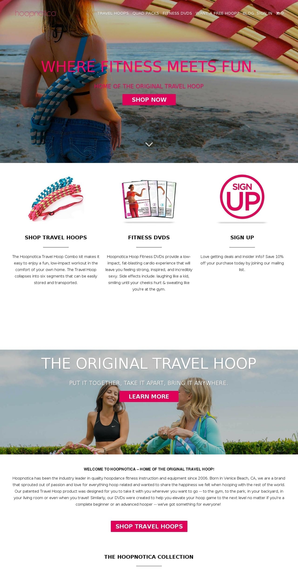 hoopnotica.com shopify website screenshot