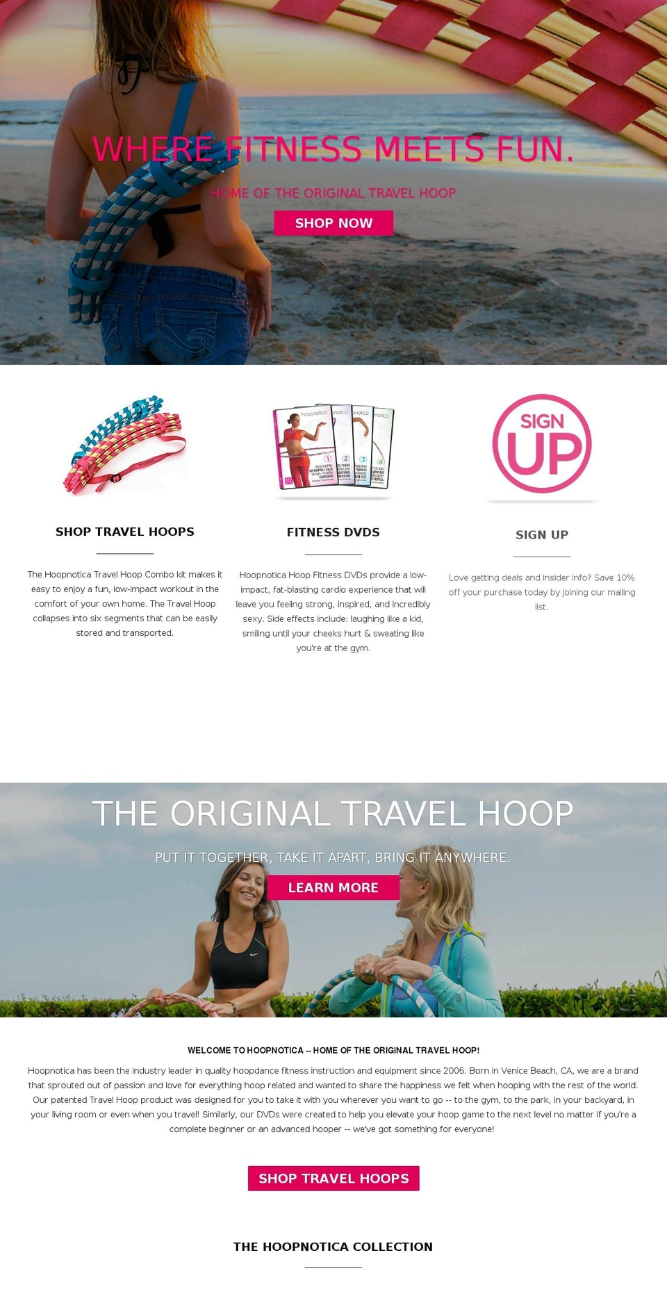 hoopnotica.myshopify.com shopify website screenshot