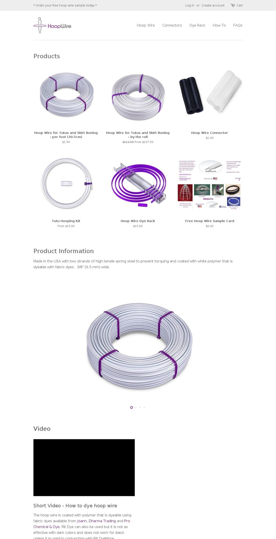 hoopwire.com shopify website screenshot